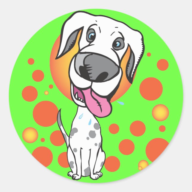 Stickers Chien mignon (Devant)