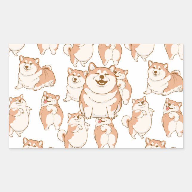 Stickers Chien mignon - Parfait pour les Amoureux  (Devant)