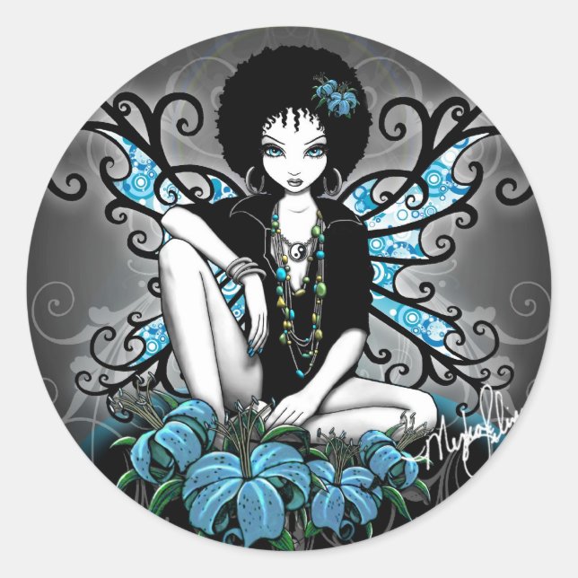Stickers "Chine" Retro Lilly Faery (Devant)