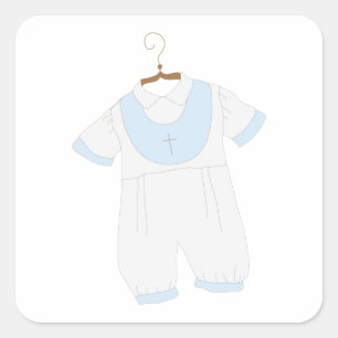 Stickers Christening Gown