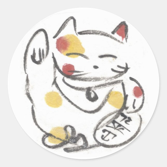 Stickers Chubby Maneki Neko (Devant)