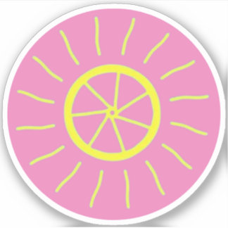 Stickers citron stickers citron et soleil