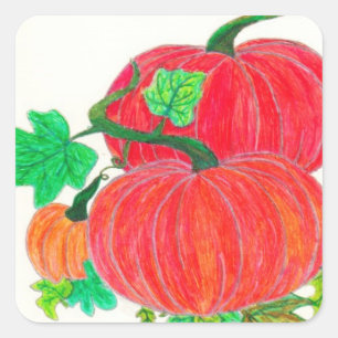 Stickers Citrouille