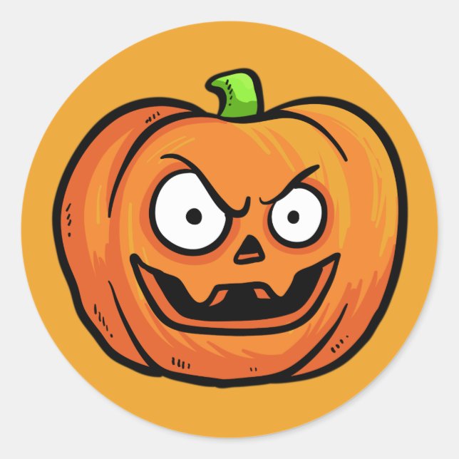 stickers Citrouille Halloween 2 (Devant)