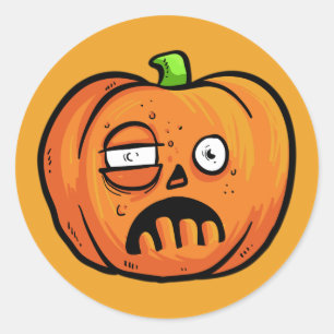 stickers Citrouille Halloween 6