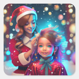 Stickers Classic Carré Round Corner