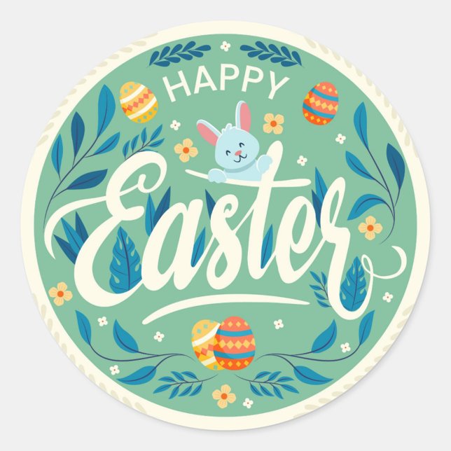 Stickers classiques du dimanche de Pâques (Festive Holiday Easter Stickers for Gifts!)