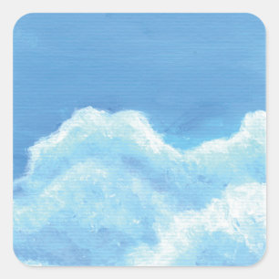 Stickers Clouds Bleus