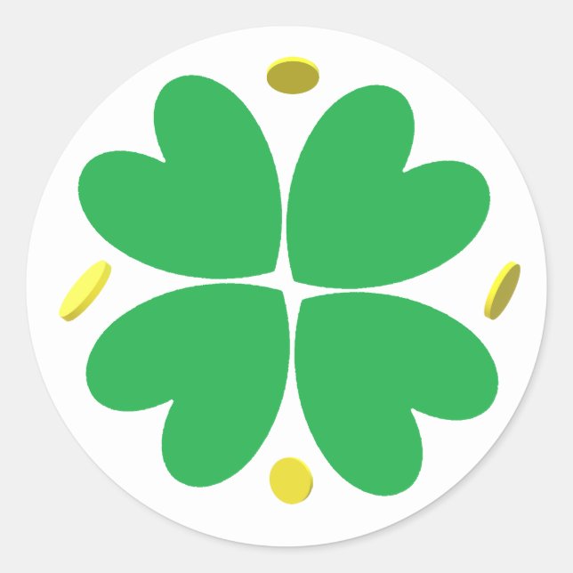 Stickers - Clover à 4 feuilles (Devant)