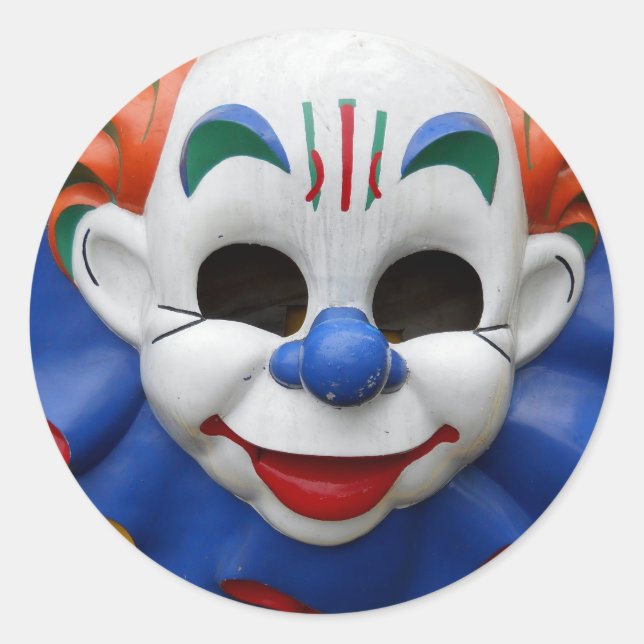 Stickers Clown tueur déplaisant Funhouse (Devant)