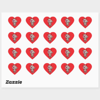 Stickers Coeur à jeton Voodoo