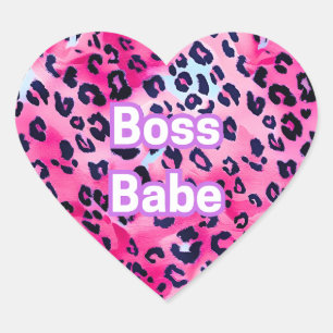 Stickers Coeur de Babe Boss - Prêt à tuer!