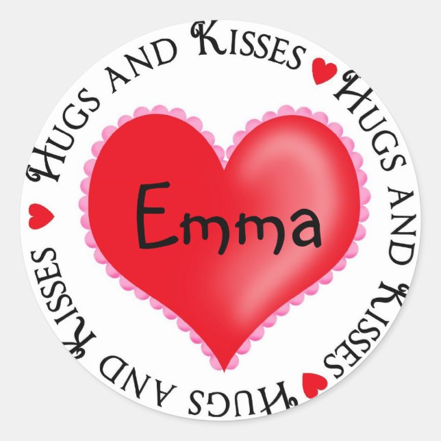 Stickers Coeur de Jour Valentines (Devant)