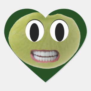 Stickers Coeur de Lima Bean souriant
