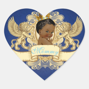 Stickers Coeur Fancy Prince Africain