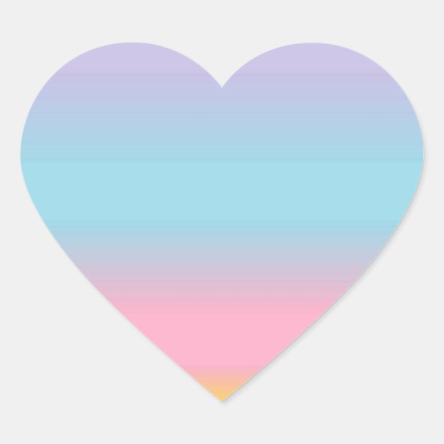 Stickers Coeur Pastel (Devant)
