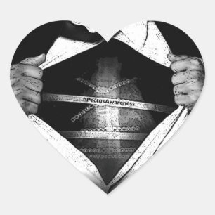 Stickers Coeur PectusAwareness