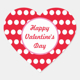 Stickers Coeur Pot Heureuse Sainte-Valentin