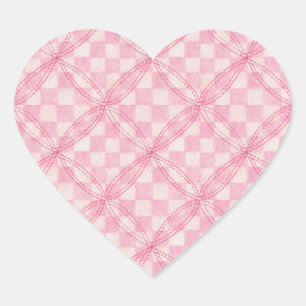 Stickers Coeur REQUIS DE CONTRÔLE ROSE