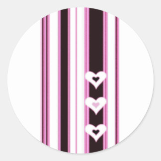 Stickers Coeur rose