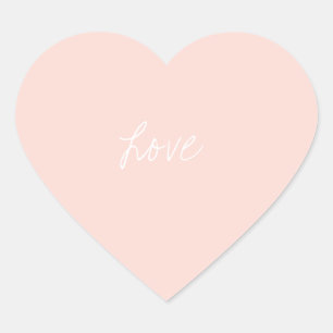 Stickers Coeur rose