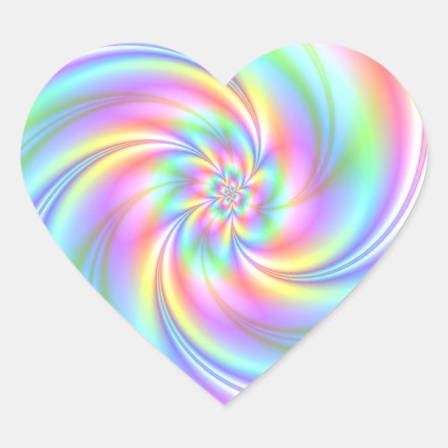 Stickers Coeur Starry Girl Rose Twirl (Devant)