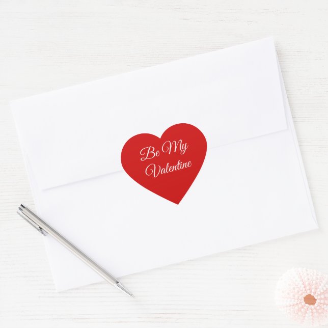 Stickers Coeur Valentine (Enveloppe)