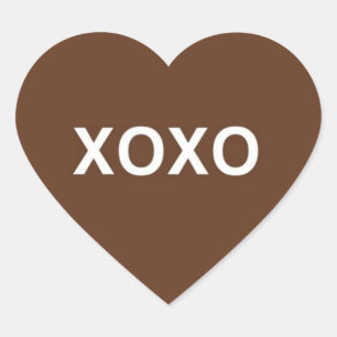 Stickers Coeur Valentine XOXO © 2011 M. Martz