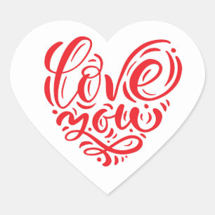 Stickers Coeur Vous Aimez