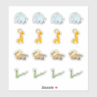 Stickers Collection Savanna africaine Kiss-Cut