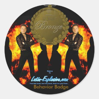 Stickers Comportement de Badge LE Bronze