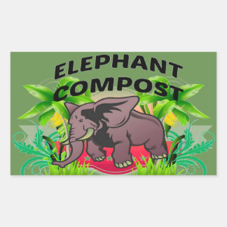Stickers Compost Eléphant !