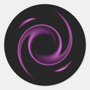 Stickers Conception de tourbillon violet
