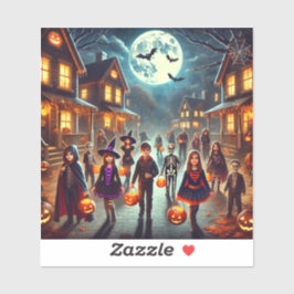 Stickers conçus pour l'Halloween tour ou traiter