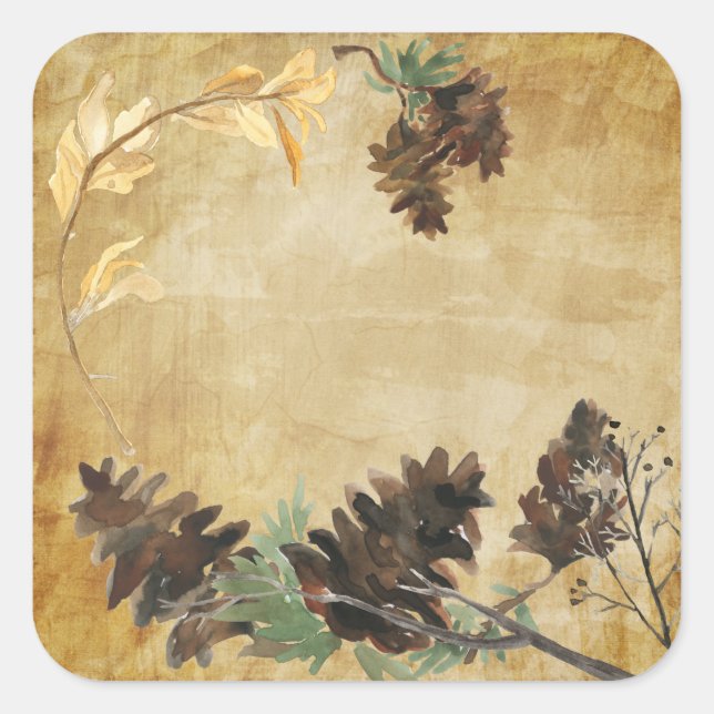 Stickers cône de pin (Devant)