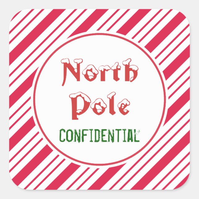 Stickers Confidentiels du Pôle Nord (Devant)