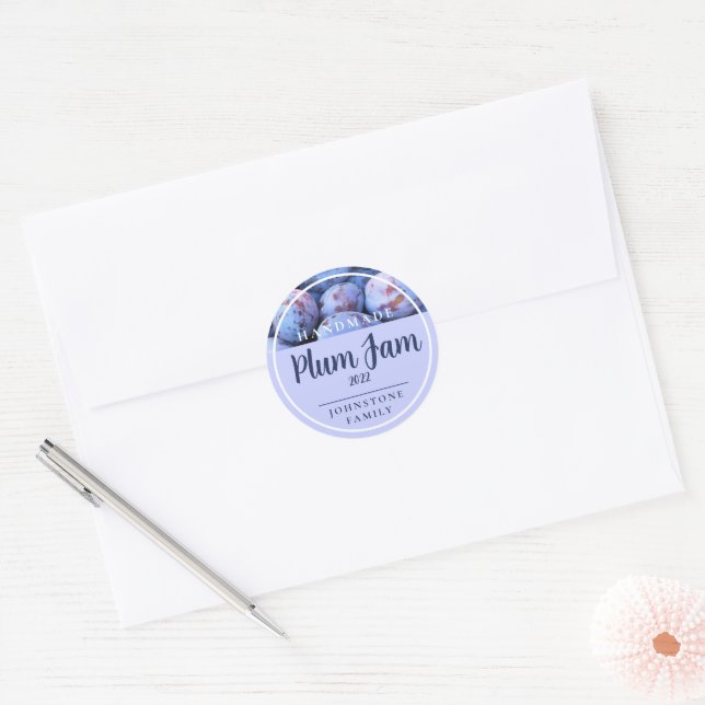 Stickers Confiture de Plum faits maison (Enveloppe)