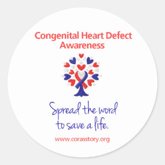 Stickers Congénitale de sensibilisation au coeur