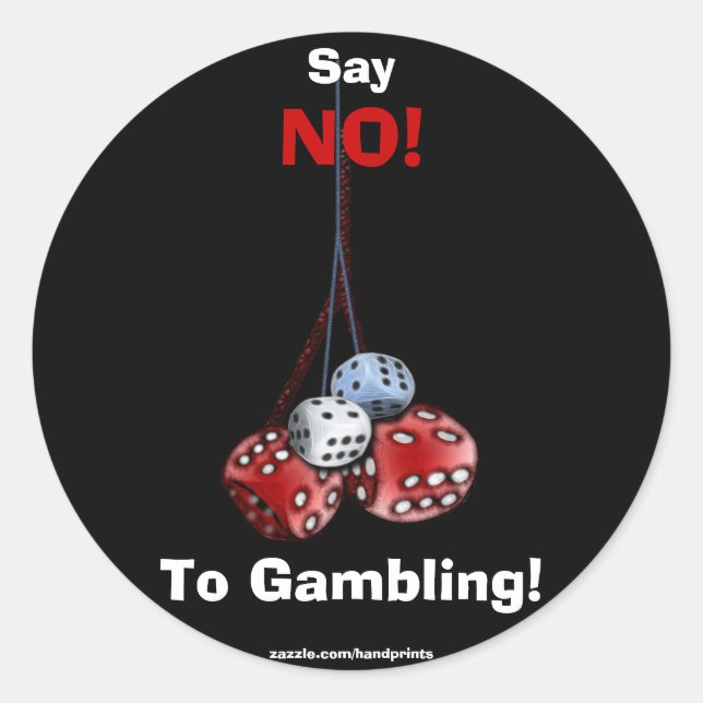 Stickers contre le jeu de dés de campagne (Devant)