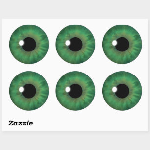 Stickers Cool Eyeball Green Eye Iris