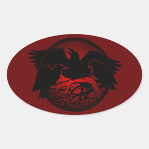 Stickers Corbeau Autocollants Art Corbeau