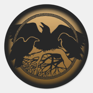 Stickers Corbeau Autocollants Art Corbeau