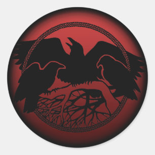 Stickers Corbeau Autocollants Art Corbeau