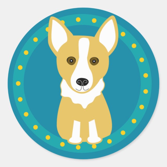 Stickers Corgi (Devant)