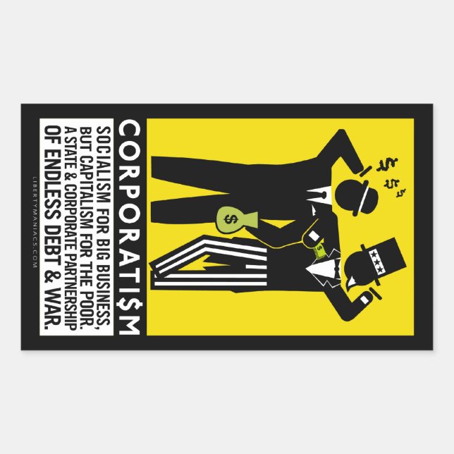 Stickers corporatisme (Devant)