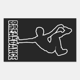stickers couleur personnalisés de breakdance