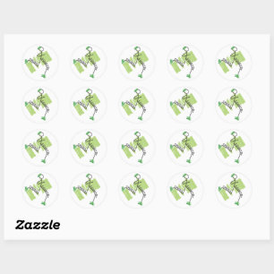 Stickers coureur d'herbes de cross-country