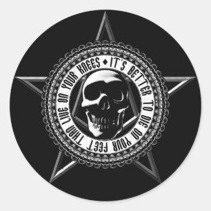 Stickers crâniens vivants ou morts