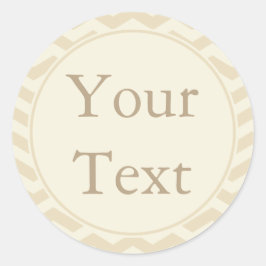 Stickers Crème & Ecru ou Étiquettes avec/ texte pe