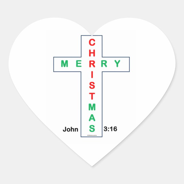 Stickers croix de Noël (Devant)
